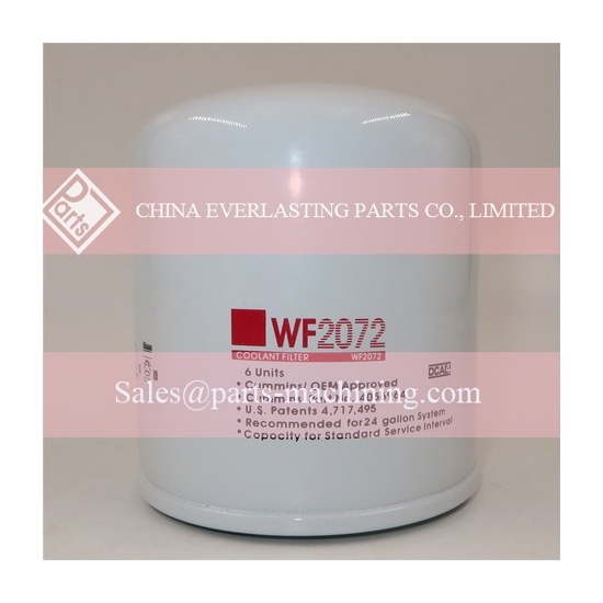 3100305 peças de filtro de água de motor de trator de caminhão WF2072 fabricação da china
