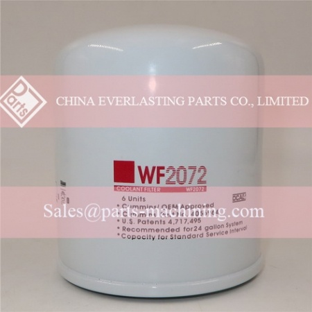 3100305 peças de filtro de água de motor de trator de caminhão WF2072 fabricação da china