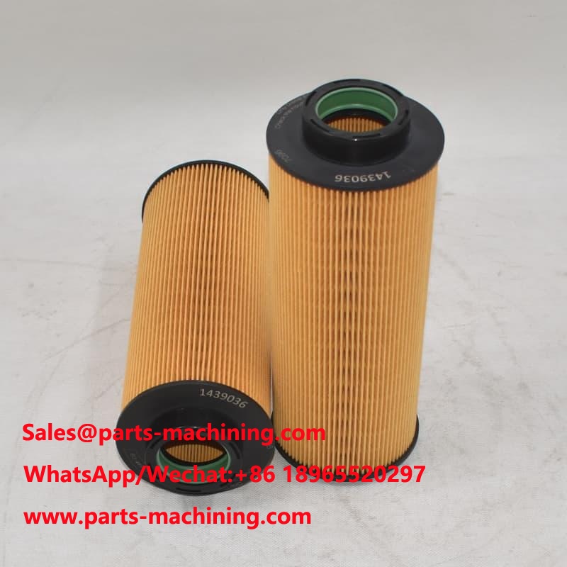 Filtro de óleo para motor de equipamento pesado 1439036