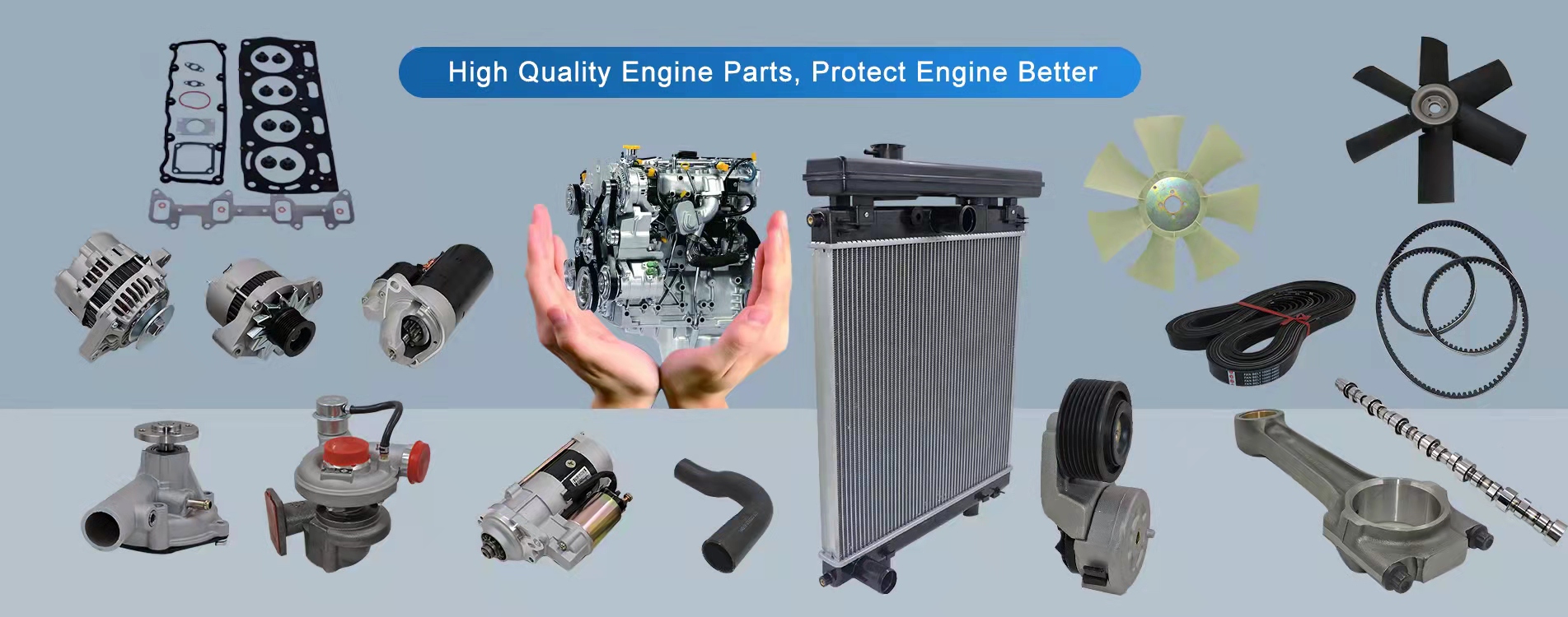 Engine spare parts supplier